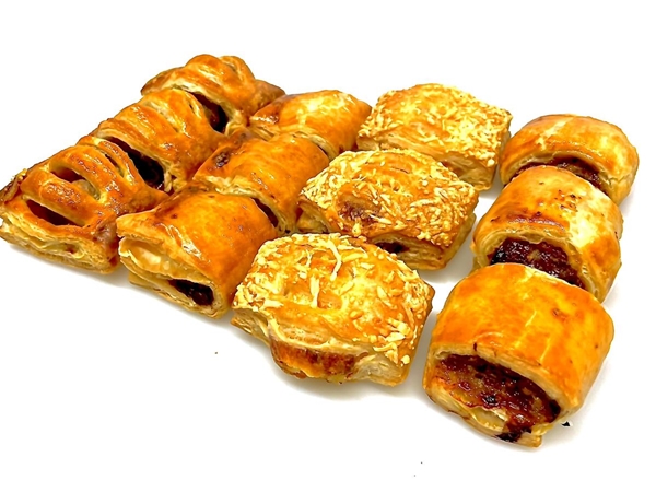 Mini hartige hapjes assortie 12 stuks